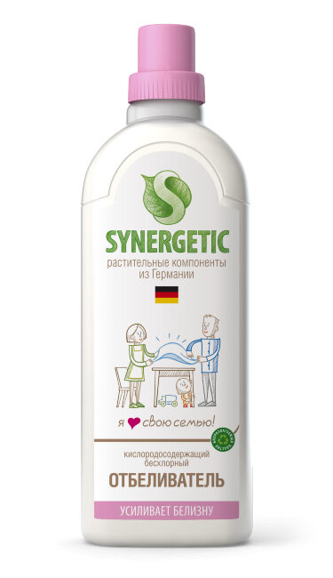 Synergetic средство отбеливающее 1л (без хлора) Synergetic средство отбеливающее 1л (без хлора)