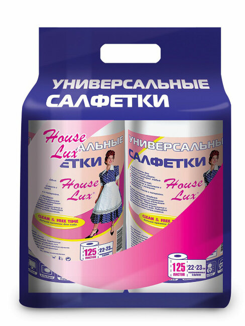 House Lux ДУОПАК №125 салфетки универсальные