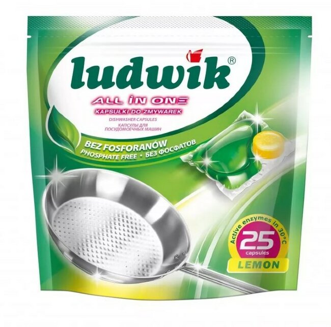 Ludwik All in One Гелевые капсулы для ПММ 25 шт Ludwik All in One Гелевые капсулы для ПММ 25 шт