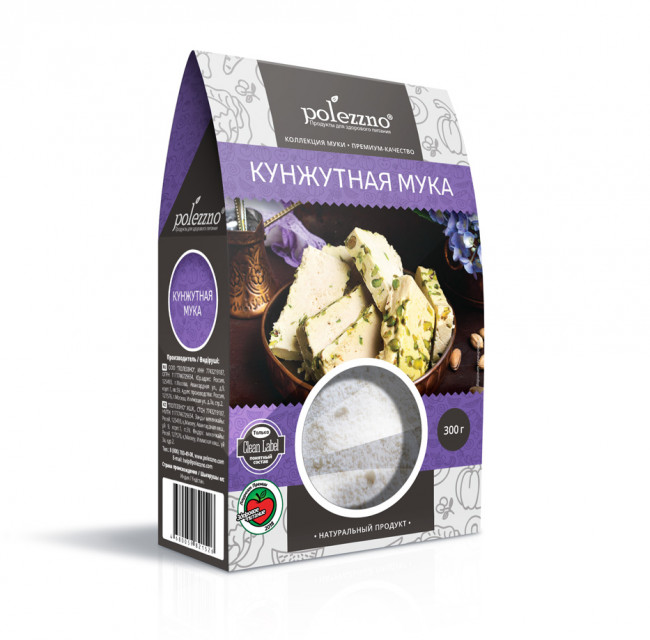 POLEZZNO Кунжутная мука, 300 гр POLEZZNO Кунжутная мука, 300 гр