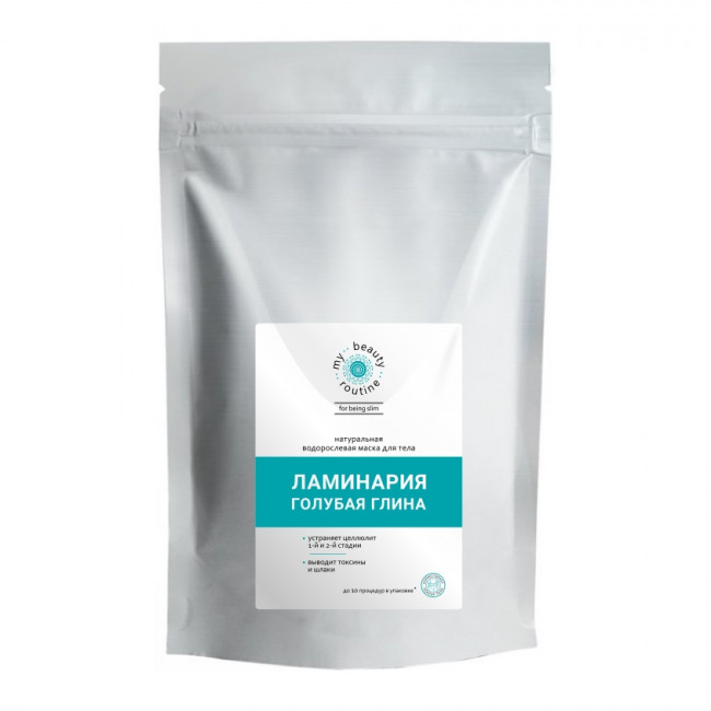 MBR водорослевая маска Антицеллюлитная Ламинария и Голубая глина 300г (8 процедур) MBR водорослевая маска Антицеллюлитная Ламинария и Голубая глина 300г (8 процедур)