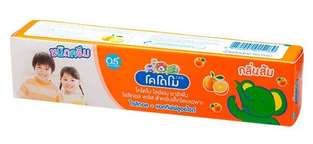 LION Thailand Kodomo паста зубная для детей с 6 месяцев с ароматом апельсина, 40 г LION Thailand Kodomo паста зубная для детей с 6 месяцев с ароматом апельсина, 40 г