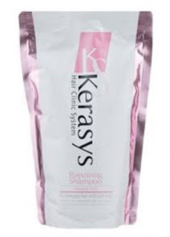 KeraSys Восстанавливающий шампунь для волос Hair Clinic System Repairinng Shampoo / сменная упаковка / 500 мл
