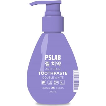 Отбеливающая зубная паста «PSLAB» DOUBLE WHITE, 200 мл