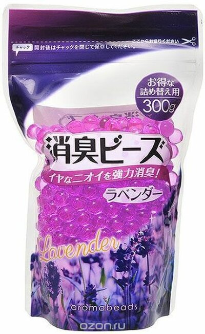 Освежитель воздуха Aromabeads "Лаванда", сменная упаковка, 300 г Освежитель воздуха Aromabeads "Лаванда", сменная упаковка, 300 г