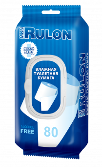 Mon Rulon №80 влажная туалетная бумага 