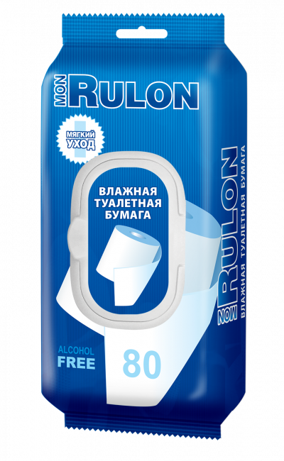 Mon Rulon №80 влажная туалетная бумага 