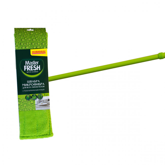 Master FRESH Швабра-флеттер телескоп (микрофибра бархат), 1 шт Master FRESH Швабра-флеттер телескоп (микрофибра бархат), 1 шт
