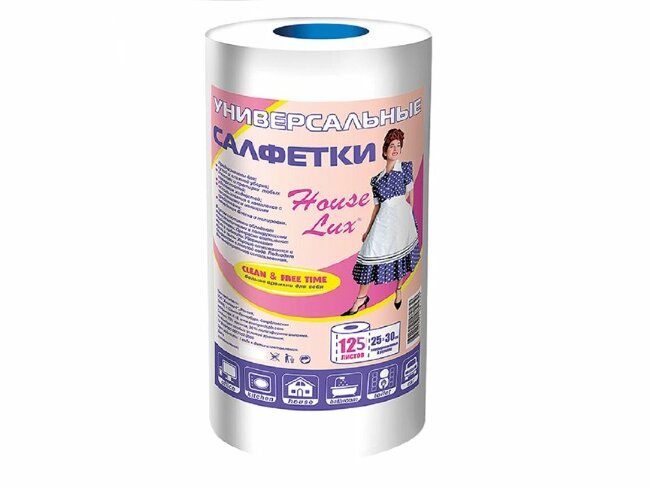 House Lux №125 сухие салфетки универсальные 