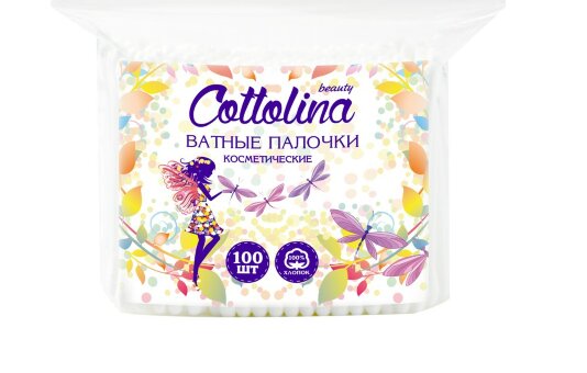 Cotto lina ватные палочки 100 пакет