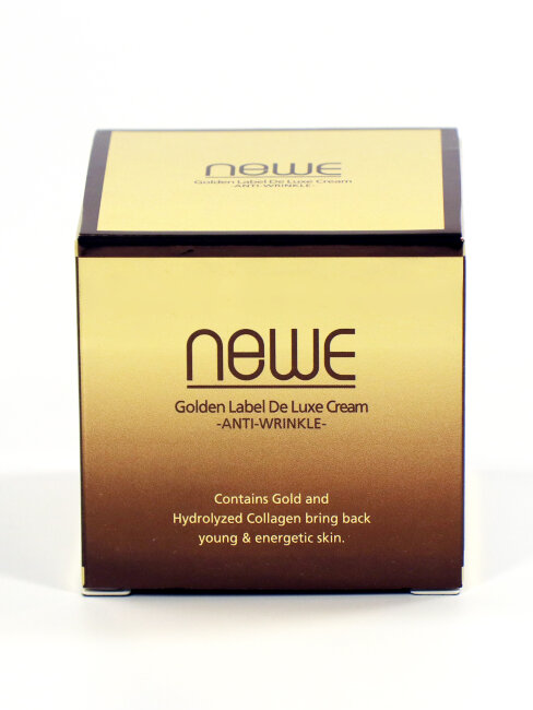 Newe Питательный крем для лица против морщин и сухой кожи Golden Label De Luxe (40-50 лет) 50мл Newe Питательный крем для лица против морщин и сухой кожи Golden Label De Luxe (40-50 лет) 50мл