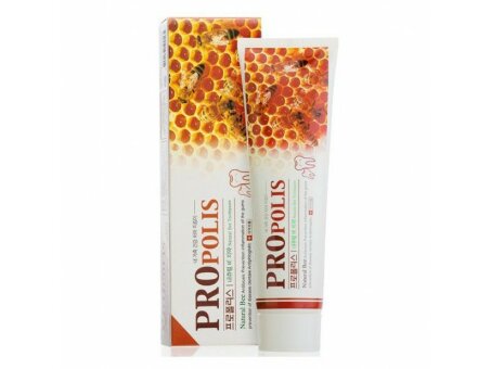 Зубная паста "Hanil" Natural Bee Q с прополисом (маточное молочко), для чувствительных зубов 180г