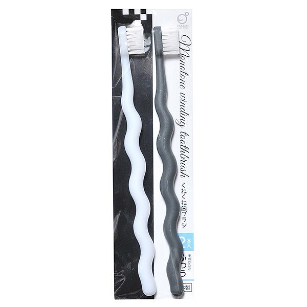 Щетка зубная с волнообразной ручкой, 2 шт Щетка зубная с волнообразной ручкой, 2 шт