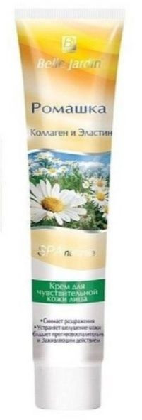 Belle Jardin Bio Spa Ромашка+Коллаген и эластин, крем для чувствительной кожи лица, 125 мл Belle Jardin Bio Spa Ромашка+Коллаген и эластин, крем для чувствительной кожи лица, 125 мл