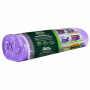 Master FRESH пакеты для мусора МНОГОСЛОЙНЫЕ 120л 70*110см 60мкм*, 10шт (ФИОЛЕТОВЫЕ) МЕГАСУПЕРПРОЧНЫЕ
