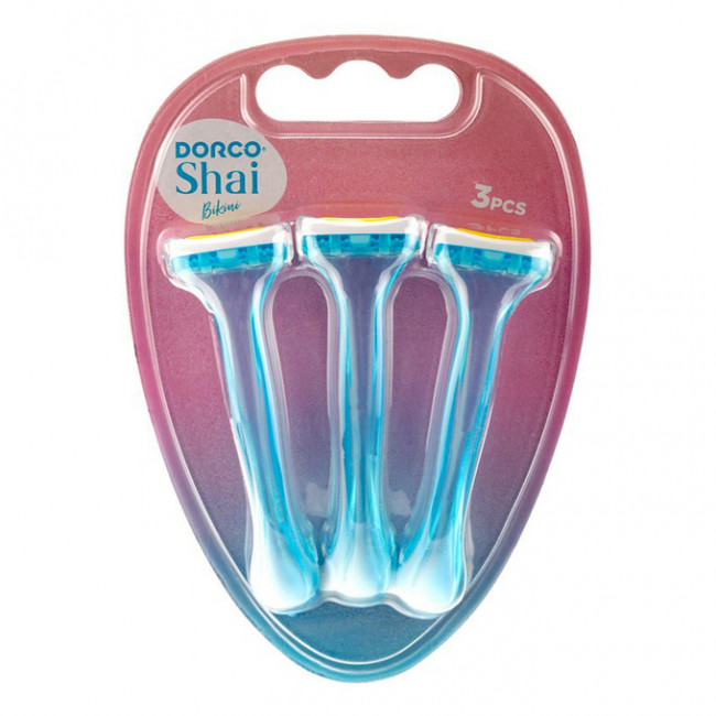 Dorco Shai Bikini Бритвенный станок для зон бикини, 3 шт Dorco Shai Bikini Бритвенный станок для зон бикини, 3 шт